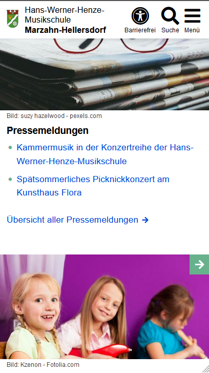 Eine Liste von Meldungen ist zu sehen.