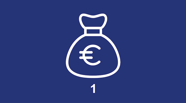 Symbolgrafik für das Modul Bürger*innenhaushalt erste Phase