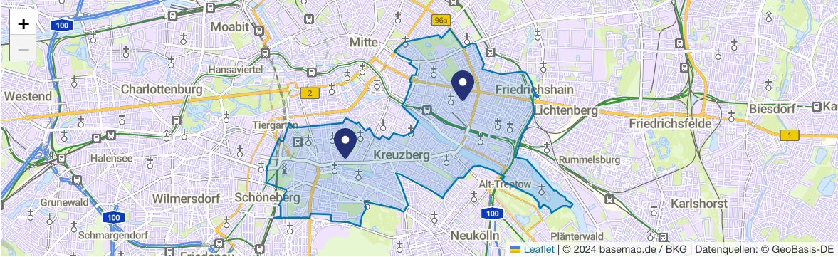 Kartenansicht Funktion